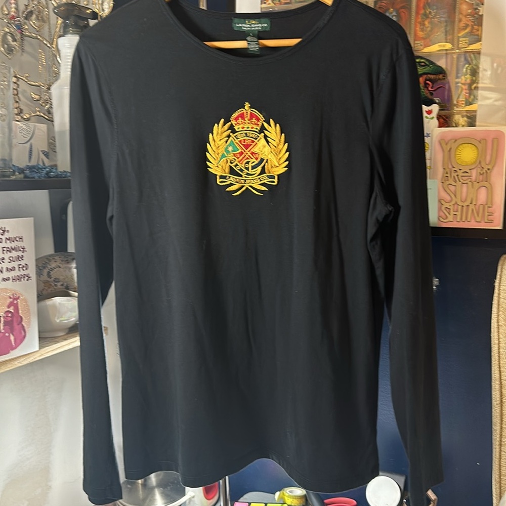 Lauren Ralph Lauren large emblem.